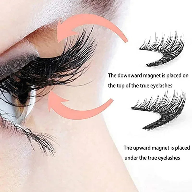 1 Pair of Magnetic False Eyelashes